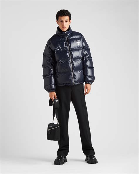 prada milano jacket|prada down jacket men's.